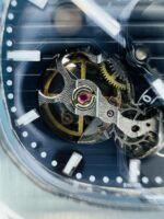 Patek Philippe Style Automatic Open Heart Steel Watch – Black Dial - Image 2