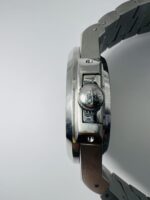 Patek Philippe Style Automatic Open Heart Steel Watch – Black Dial - Image 6
