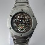 Luxury Skeleton Automatic Watch with Stainless Steel Bracelet – Premium Mechanical Design